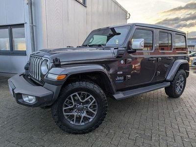 Gebraucht Jeep Wrangler Unlimited Sahara 272 PS (200 kW) 2021 Grau SUV