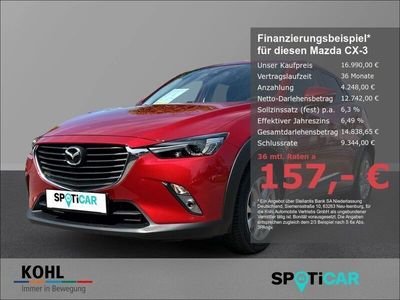Gebraucht Mazda CX-3 Exclusive-Line 120 PS (88 kW) 2018 Rot SUV
