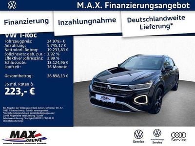 Deep black perleffekt (metallic) Gebraucht 2023 VW T-Roc SUV | 24.979 € (Guter Preis)