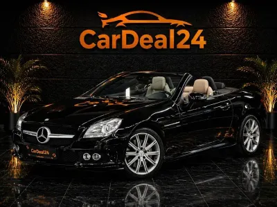 Brugt Mercedes SLK250 204 HK (150 kW) 2015 Sort Cabriolet