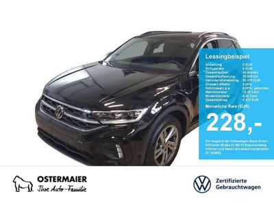 Second-hand VW T-Roc R-line 150 CP (110 kW) 2025 Negru SUV