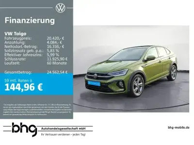 Brugt VW Taigo R-line 150 HK (110 kW) 2023 Grøn SUV