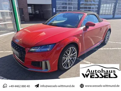 Brugt Audi TT S-Line 245 HK (180 kW) 2022 Rød Cabriolet