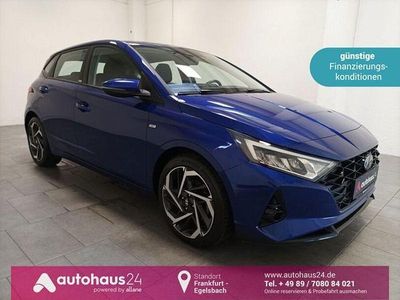 Gebraucht Hyundai i20 Intro Edition 101 PS (74 kW) 2022 Blau Kleinwagen