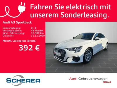 Używany Audi A3 Sportback e-tron Advanced 204 KM (150 kW) 2023 Biały Hatchback