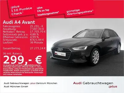 Gebraucht Audi A4 150 PS (110 kW) 2023 Brillantschwarz Kombi