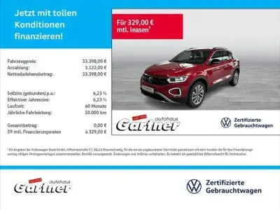 Gebraucht VW T-Roc Goal 150 PS (110 kW) 2024 Rot SUV