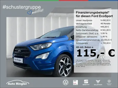Gebraucht Ford Ecosport ST-Line 140 PS (102 kW) 2019 Blau SUV