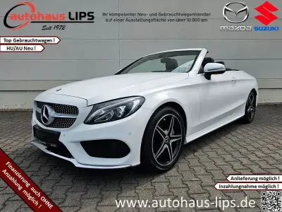 Gebraucht Mercedes C180 AMG line 156 PS (114 kW) 2018 Polarweiss  unilack Cabrio