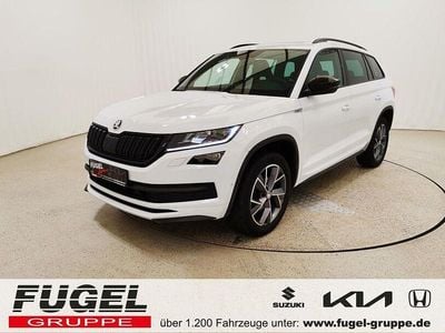 Moonweiss metallic Gebraucht 2021 Skoda Kodiaq SportLine SUV | 28.969 € (Fairer Preis)