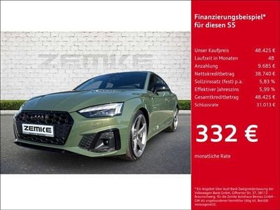 Usata Audi S5 Sportback Ambiente 341 CV (250 kW) 2022 Verde Utilitaria