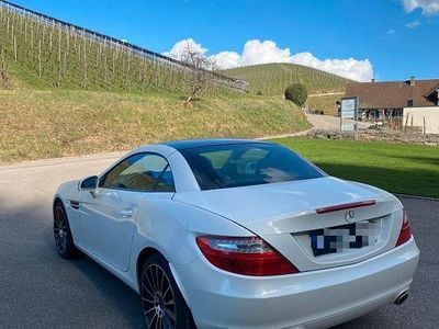 Gebraucht Mercedes SLK200 184 PS (135 kW) 2014 Weiß Cabrio
