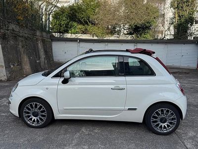 Usata Fiat 500C Lounge 86 CV (63 kW) 2012 Bianco Cabrio