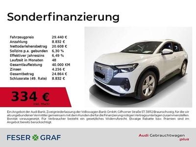 Gletscherweiß Gebraucht 2023 Audi Q4 e-tron Ambiente SUV | 29.440 € (Superpreis)