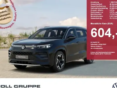 Neu VW Tayron R-line 193 PS (141 kW) 2025 Grenadillschwarz metallic SUV