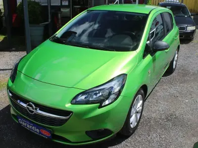 Gebraucht Opel Corsa drive 90 PS (66 kW) 2016 Grün Kleinwagen