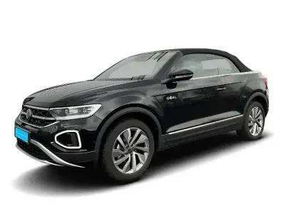 Gebraucht VW T-Roc Cabriolet Goal 2025 Schwarz Cabrio