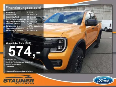 Ny Ford Ranger Wildtrack 205 HK (150 kW) 2026 Orange Pickup / Ladvogn
