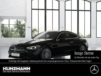 Gebraucht Mercedes CLE300 AMG 258 PS (189 kW) 2024 Obsidianschwarz metallic Coupé