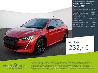 Gebraucht Peugeot 208 GT 100 kW (136 PS) 2023 Rot Kleinwagen