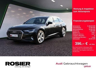 Schwarz / mythosschwarz Gebraucht 2021 Audi A6 Sport Kombi | 31.880 € (Guter Preis)