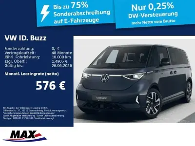 Nouă VW ID. Buzz GTX 250 kW (340 CP) 2026 Albastru Monovolum