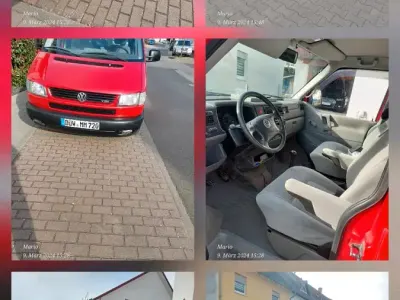 Gebraucht VW T4 102 PS (75 kW) 1999 Rot Van