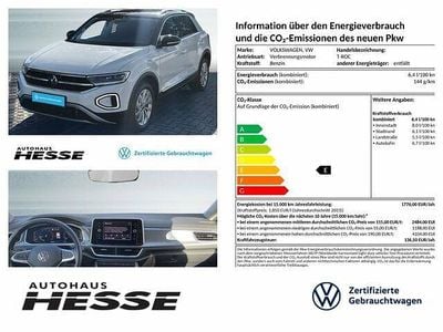 Gebraucht VW T-Roc Style 150 PS (110 kW) 2024 Weiß SUV