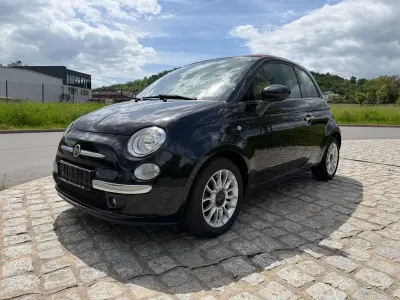 Używany Fiat 500 Lounge 69 KM (50 kW) 2012 Czarny Kabriolet