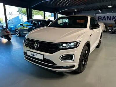 Gebraucht VW T-Roc Cabriolet R-line 150 PS (110 kW) 2020 Weiß Cabrio