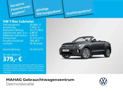 Second-hand VW T-Roc Cabriolet R-line 150 CP (110 kW) 2023 Gri Cabrio