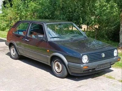 Gebraucht VW Golf II 54 PS (39 kW) 1990 Schwarz Kleinwagen
