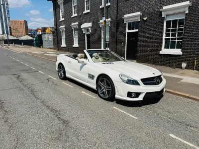 Gebraucht Mercedes SL65 AMG AMG 612 PS (450 kW) 2009 Weiß Cabrio
