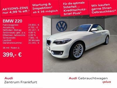 Gebraucht BMW 220 Advantage 184 PS (135 kW) 2020 Weiß Cabrio