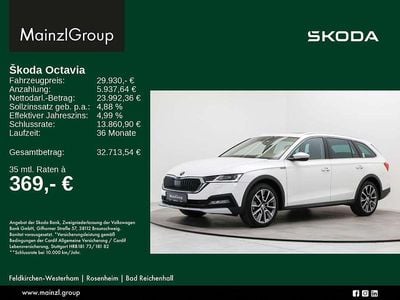 Gebraucht Skoda Octavia Scout 200 PS (147 kW) 2023 Candyweiß Kombi