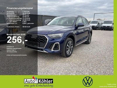 Gebraucht Audi Q5 S-Line 204 PS (150 kW) 2023 Navarrablau SUV