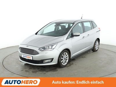 Grau Gebraucht 2018 Ford Grand C-Max Titanium Van / Kleinbus | 12.430 € (Fairer Preis)
