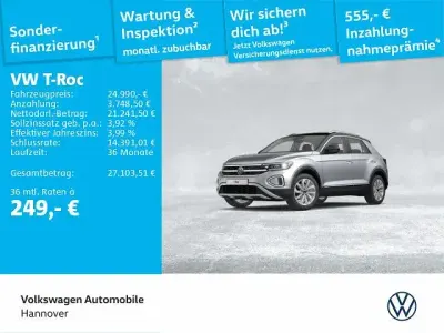 Gebraucht VW T-Roc Style 150 PS (110 kW) 2022 Pyrit silber metallic SUV