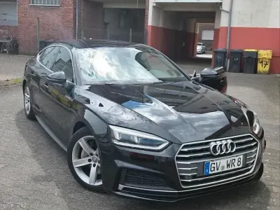 Gebraucht Audi A5 Sportback S-Line 190 PS (139 kW) 2019 Schwarz Kleinwagen