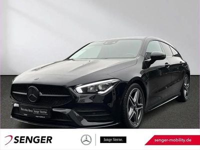 Unilack nachtschwarz Gebraucht 2022 Mercedes CLA200 Shooting Brake AMG line Kombi | 27.059 € (Fairer Preis)
