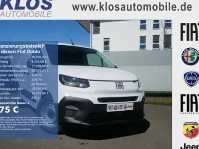Uusi Fiat Doblò 102 HP (75 kW) 2026 Valkoinen Tila-auto