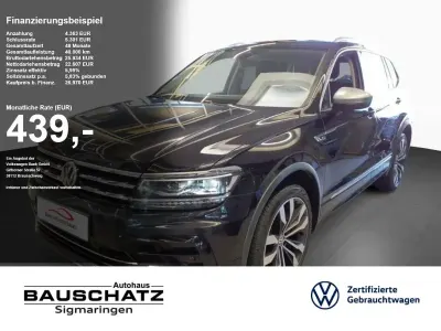 Gebraucht VW Tiguan Allspace Highline 150 PS (110 kW) 2019 Deep black perleffekt SUV
