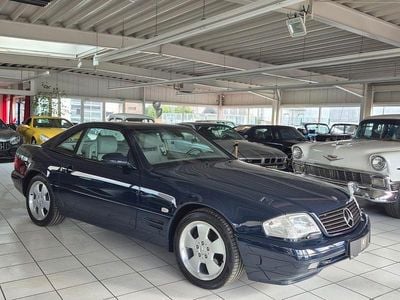 Usata Mercedes SL320 231 CV (169 kW) 1998 Blu Cabrio