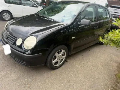 Gebraucht VW Polo 64 PS (47 kW) 2004 Schwarz Kleinwagen