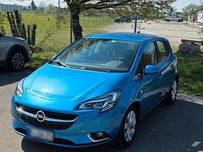 Używany Opel Corsa 90 KM (66 kW) 2017 Niebieski Hatchback