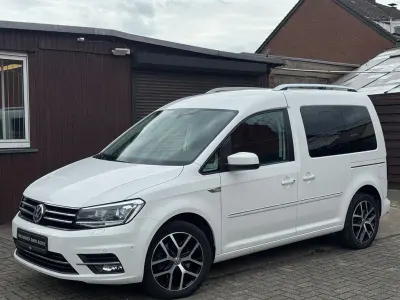 Gebraucht VW Caddy Highline 125 PS (91 kW) 2018 Weiß Van / Kleinbus