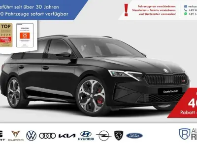 Neu Skoda Octavia RS 265 PS (194 kW) 2026 Blackmagic perleffekt/schwarz Kombi