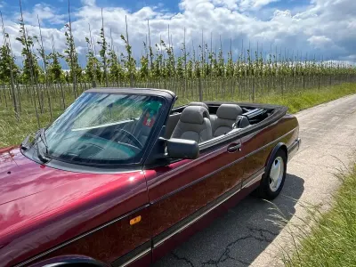 Brugt Saab 900 Cabriolet 136 HK (100 kW) 1993 Rød Cabriolet