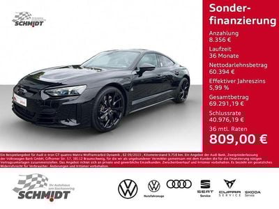 Schwarz Gebraucht 2023 Audi e-tron GT quattro Sport Limousine | 68.750 € (Fairer Preis)