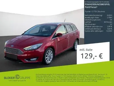 Second-hand Ford Focus Business Edition 120 CP (88 kW) 2017 Roșu Berlinǎ